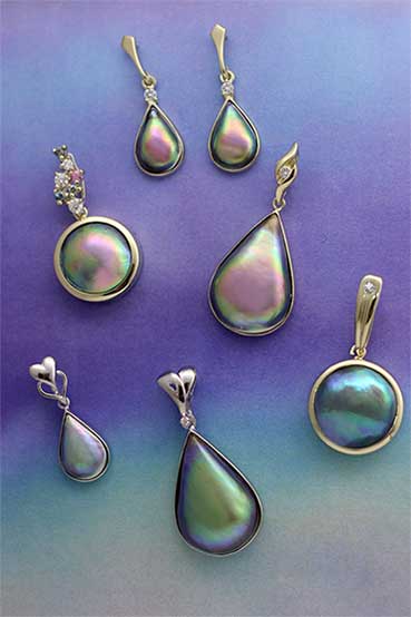 paua pearl jewellery