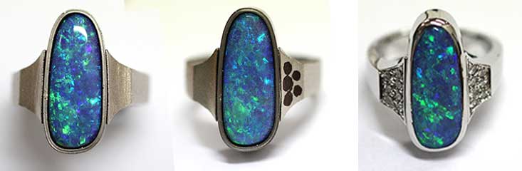 opal diamond ring